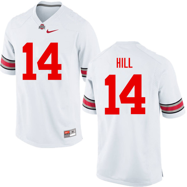 Ohio State Buckeyes #14 KJ Hill College Football Jerseys Game-White